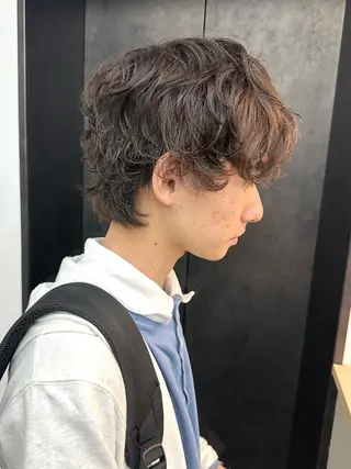 ショート カラー パーマ メンズ メンズ特化 🦋KANOKO🦋のヘアスタイル