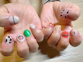 ネイル 岸本 千慧のネイルデザイン