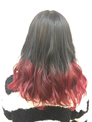セミロング カラー 💘カラー人気No. 1💘SAYAのヘアスタイル