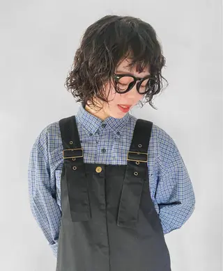 ショート パーマ レイヤー/パーマ /ウルフ/nabeのヘアスタイル