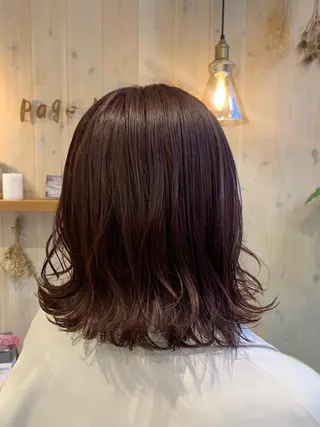 ミディアム カラー アニメオタク美容師✂ miharuのヘアスタイル