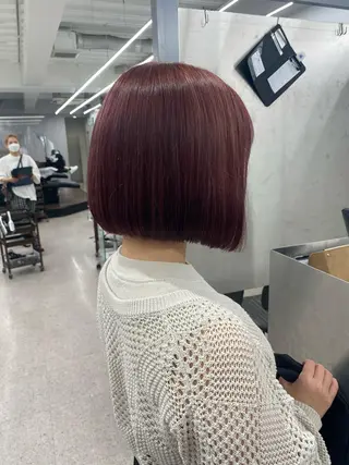 ショート 韓国ネイル🤍 イワサキ　リコ🍒のマツエク・マツパデザイン