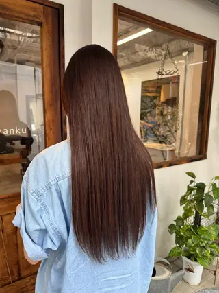 ロング カラー kauti 池袋所属・山崎 奈瑠のヘアスタイル