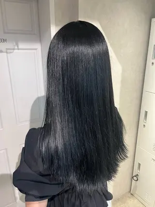 ロング カラー 髪質改善&艶カラー/ ほんだあみ (♡)のヘアスタイル