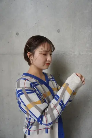 ショート 🫧オリーブカラー/ 酸性縮毛矯正銀座🫧のヘアスタイル