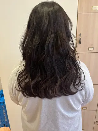 ロング カラー ヘアアレンジ Ha naのヘアスタイル