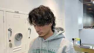 ショート カラー パーマ メンズ キッズ 栄💗メンズパーマ| ハイトーン|haruのヘアスタイル