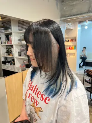 ロング カラー hiromu/ レイヤー/暗髪/渋谷のヘアスタイル