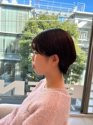 ショート RENJISHI  omotesando所属・🌈🧡ヤマダ ヒロナ🌈🧡のヘアスタイル