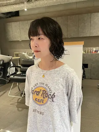 ショート パーマ ショート/パーマ/ カラー/FUKOのヘアスタイル