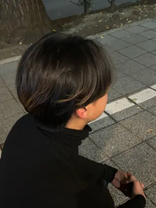 ショート メンズ 🍓ハイトーンカラー 🎀nene🍓のヘアスタイル