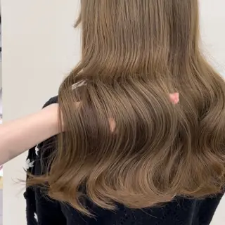 ロング カラー ヘアアレンジ maoブリーチ無し 似合わせカラーのヘアスタイル