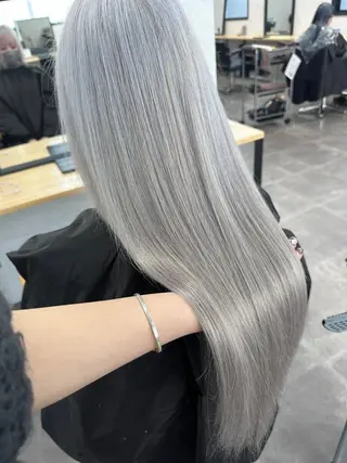 ロング カラー 永田 雄真のヘアスタイル