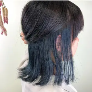 ミディアム カラー u hair所属・こばやし ももこのヘアスタイル