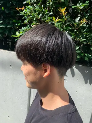 ショート メンズ グランジヘア 無造作ヘアHYUGAのヘアスタイル