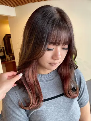 セミロング 宮本 いぶきのヘアスタイル