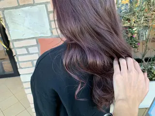 ミディアム カラー 高月 瞭のヘアスタイル