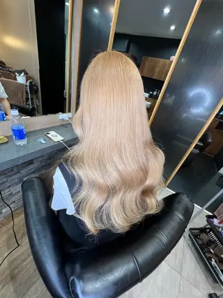 ロング カラー ヘアアレンジ 横浜/エクステ特化× 艶カラー/あいかのヘアスタイル