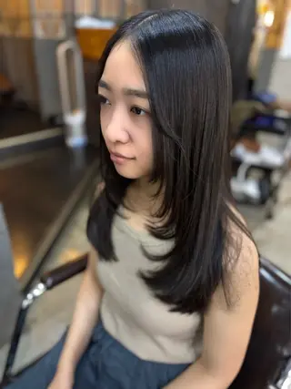 ロング 猪瀬 純子のヘアスタイル
