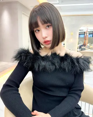 ショート Lond fleur 大宮 ロンドフルール所属・石畑結華 Lond店長のヘアスタイル