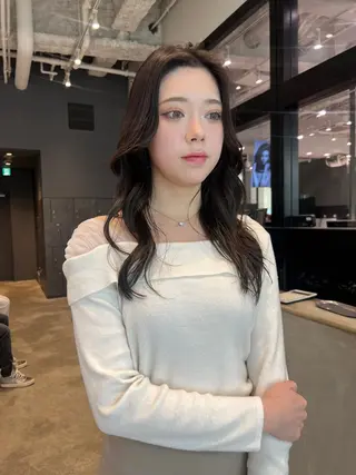 ロング 飯田 亘貴　小顔カット❣️のヘアスタイル