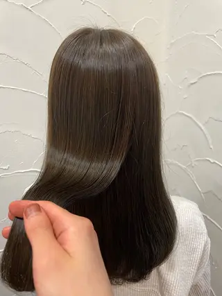 ロング カラー パーマ 《髪質改善 UN BLEACH》のヘアスタイル