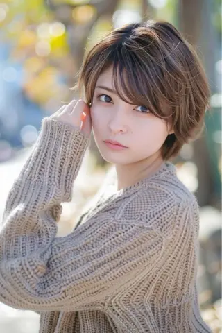 ショート カラー 最新ケアカラー 髪質改善/YUTOのヘアスタイル