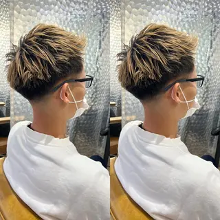 ショート メンズ センターパート /植田のヘアスタイル