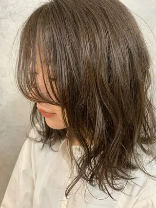 ミディアム maki ＊のヘアスタイル