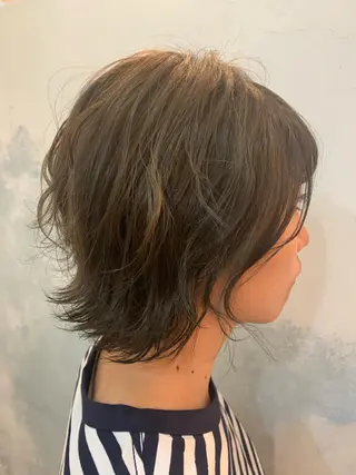 ショート カラー 🍑艶髪✖️暖色系 ✨momoka🍑のヘアスタイル