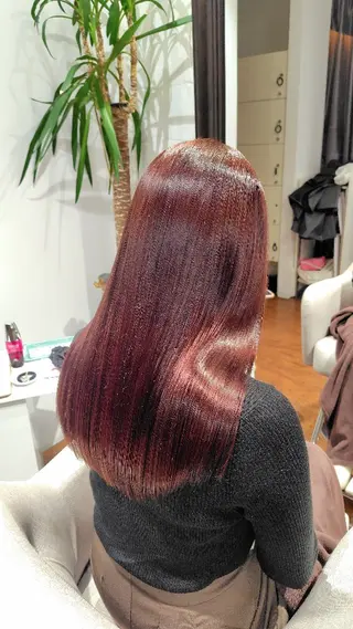 ロング 小河 恵子のヘアスタイル