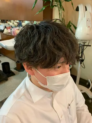 パーマ メンズ 美容室soi所属・メンズ特化/石田 凱土のヘアスタイル