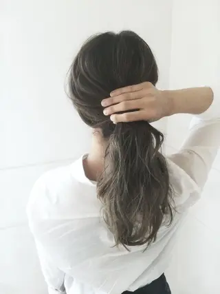 ロング カラー SALOWIN名古屋本山店所属・🍏ナガヤマ ヒデアキ🍏のヘアスタイル