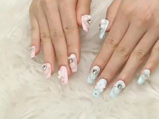 ネイル ❤️💛REBEST 京橋　nailのネイルデザイン