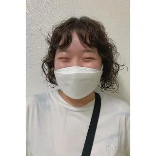 ショート パーマ hair design girl所属・［girl］ MIKIのヘアスタイル