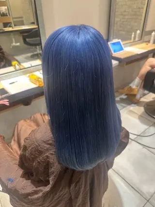 カラー 福井 美夢のヘアスタイル