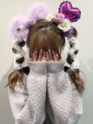 ロング ヘアアレンジ LUCK 本厚木店のヘアスタイル