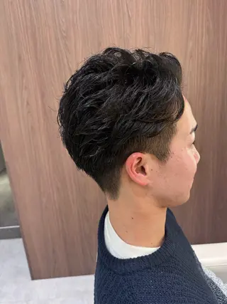 ショート パーマ メンズ コルソケーツー　梅田茶屋町(corso k-two)所属・三村 さゆみのヘアスタイル