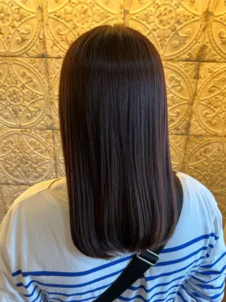 セミロング 水谷 菜央のヘアスタイル