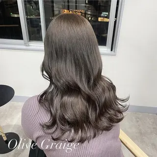 ロング カラー 暖色カラー✨代表しげ オグジュアリーのヘアスタイル