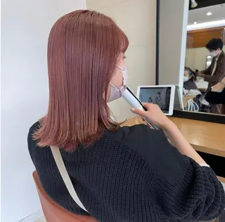 ミディアム カラー shiori/暖色/ レイヤー/似合わせのヘアスタイル