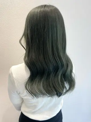 ロング カラー 💘韓国カラー💘 クルミのヘアスタイル