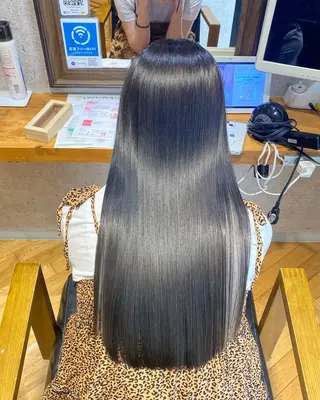 ロング パーマ 久保 敏之のヘアスタイル
