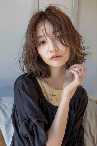 セミロング 【丁寧な施術】 カラー特化YUTOのヘアスタイル