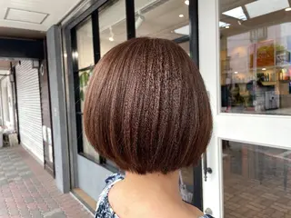 ショート カラー 近森 美帆[モーラ高石店]のヘアスタイル