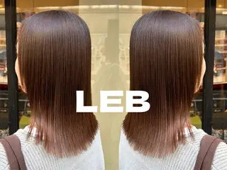 ミディアム カラー パーマ LEB所属・下河 宗太のヘアスタイル