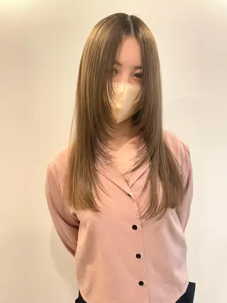 ロング 韓国/透明感 Veluaのヘアスタイル