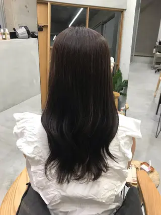 ロング カラー muku所属・レディースカット モデル/ayunaのヘアスタイル