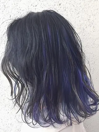 ミディアム カラー パーマ ヘアアレンジ ✨ハイクオリティ✨ 山本香也のヘアスタイル