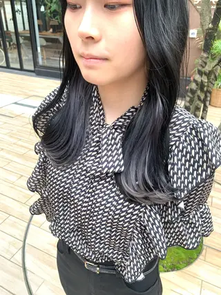 ロング カラー ヘアアレンジ yuka .のヘアスタイル